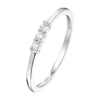 ring diamant 0.09ct h si 14K witgoud