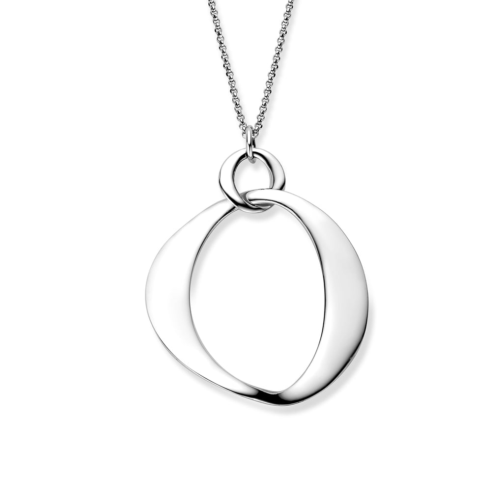 Halskette 40 + 4 cm Silber rhodiniert