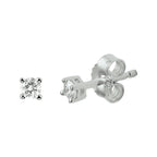Ohrstecker Diamant 0,10 ct (2x0,05 ct) H SI 14K Weißgold