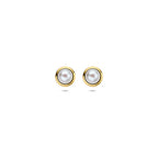oorknoppen parel 6 mm 14K geelgoud