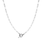 collier kapittelslot 3,6 mm 41,5 cm zilver gerhodineerd