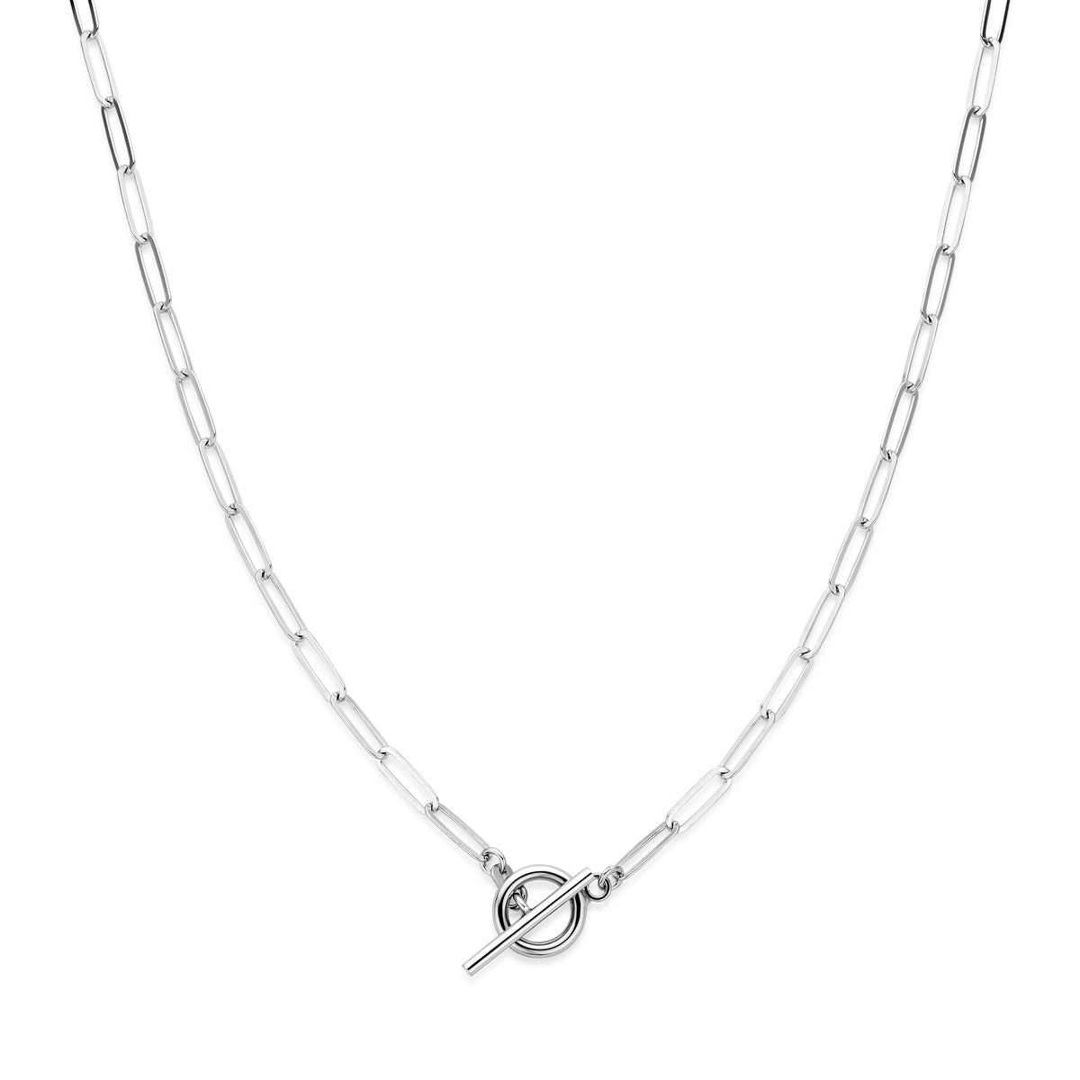 collier kapittelslot 3,6 mm 41,5 cm zilver gerhodineerd