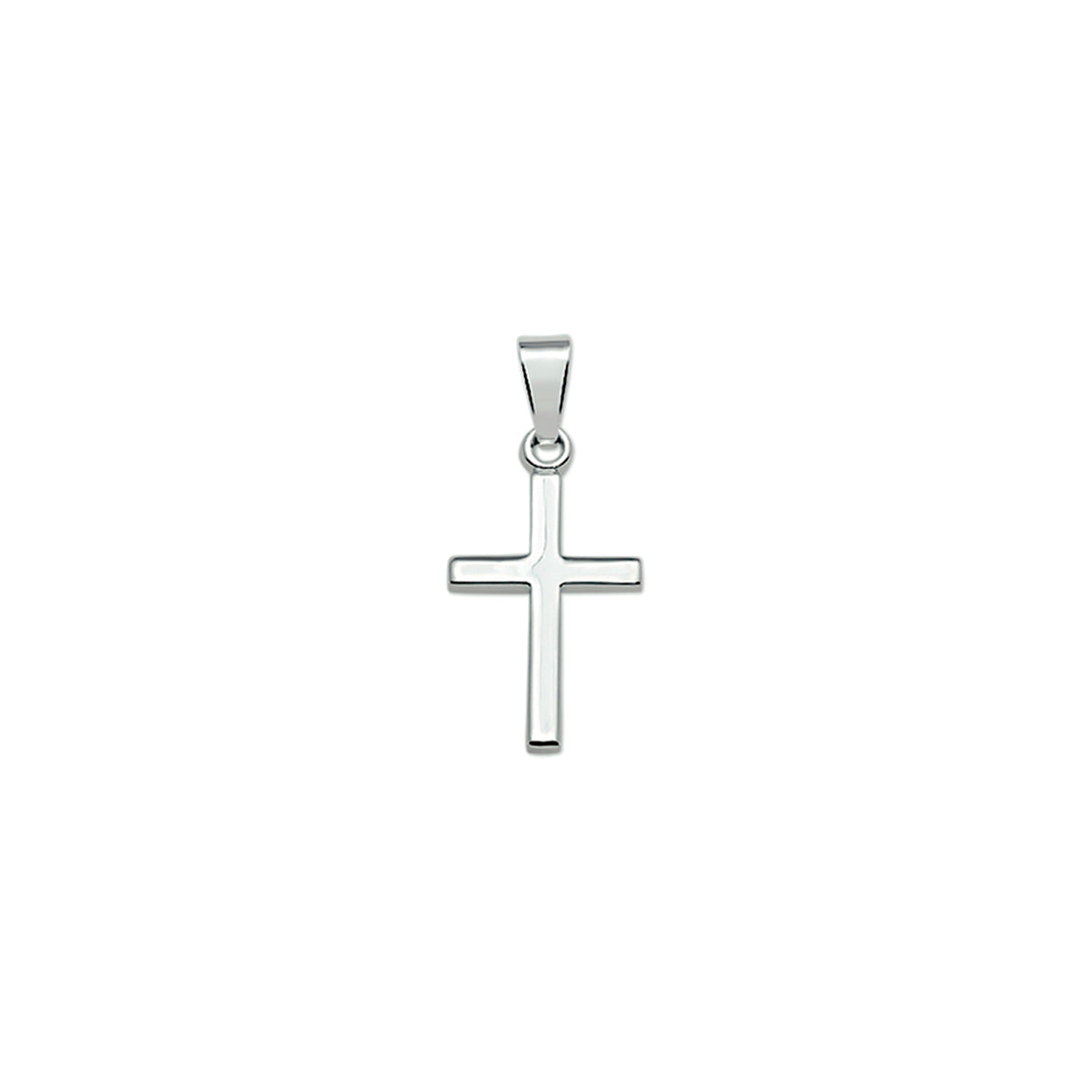 hanger kruis zilver gerhodineerd