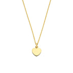 collier hartje 40 - 42 - 44 cm 14K geelgoud