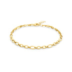 armband 4 mm 18 + 2 cm 14K geelgoud