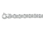 jasseron 13,0 mm met groot veerslot zilver wit