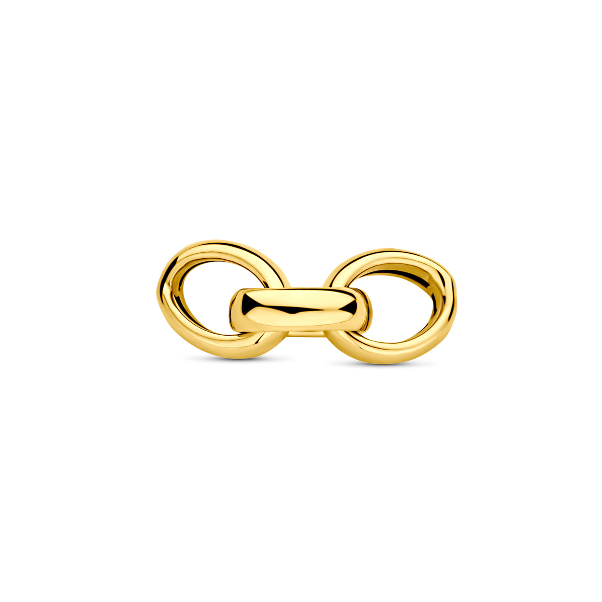 los schakelstukje 5,5 x 16,5 mm 14K geelgoud