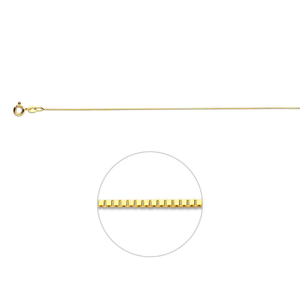 Venezianisch 0,6 mm 14K Gelbgold