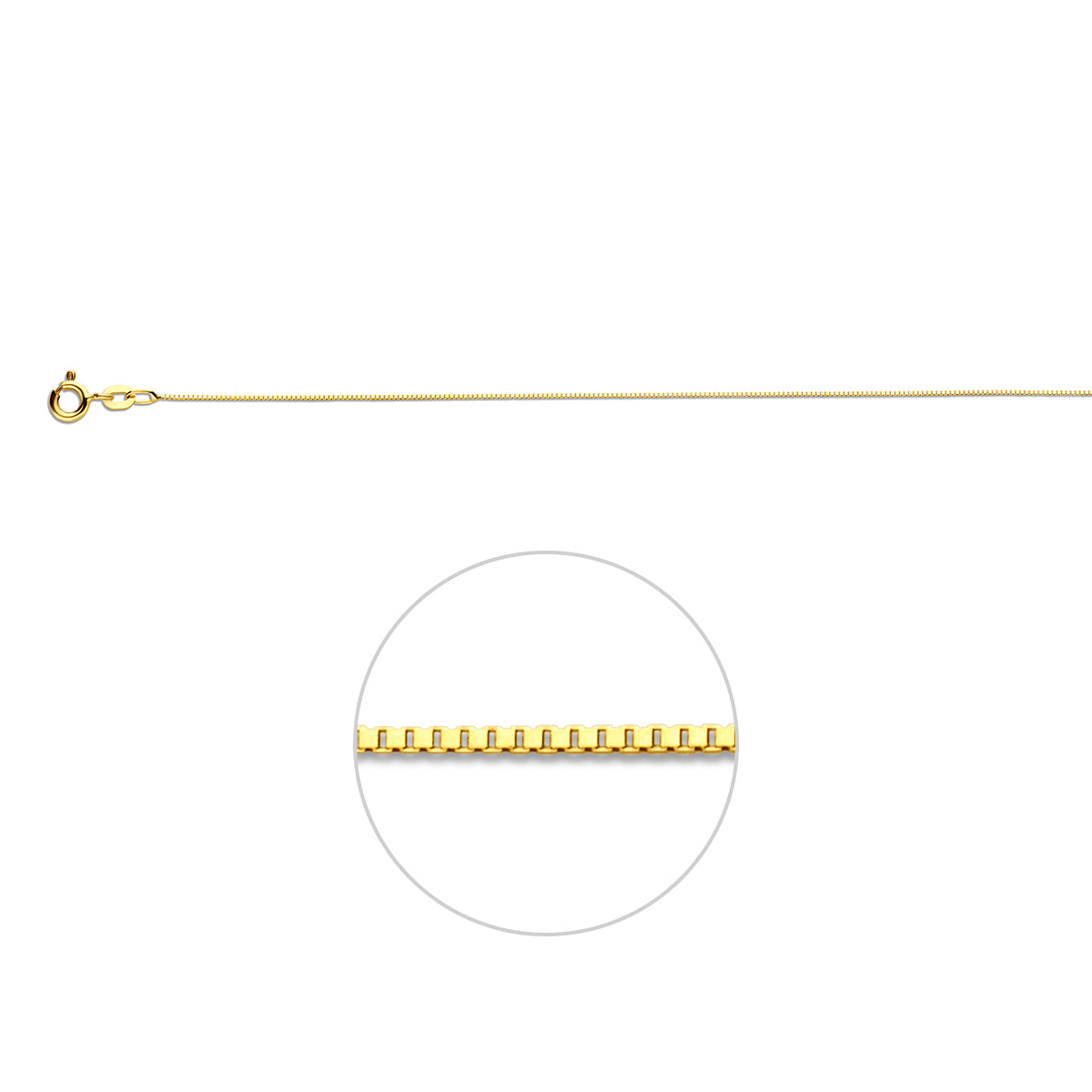 venetiaans 0,6 mm 14K geelgoud