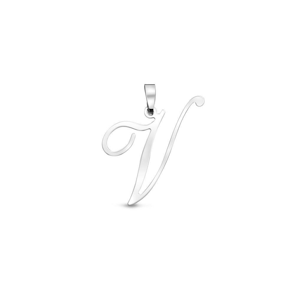 hanger letter zilver gerhodineerd