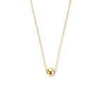 collier bol 0,5 mm 40 + 1,5 cm 14K geelgoud