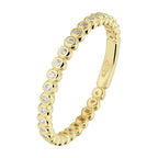 Verlängerungsring Zirkonia 14K Gelbgold