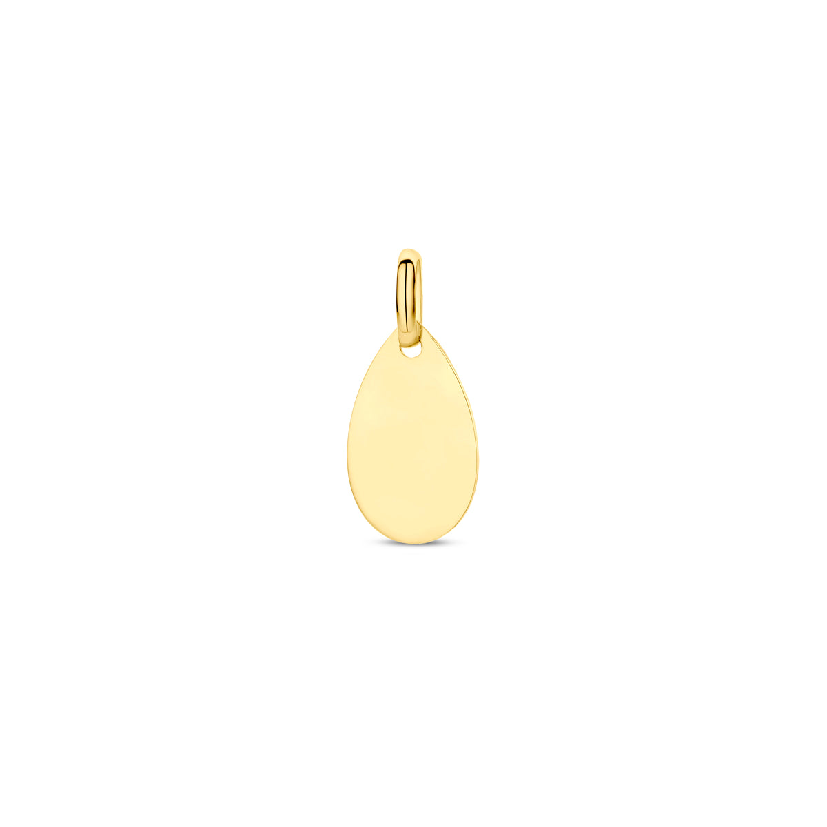 graveerhanger 19 mm 14K geelgoud