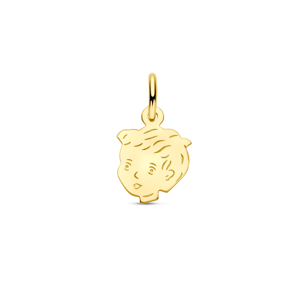hanger jongen 10 mm 14K geelgoud