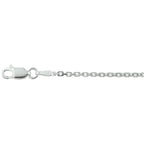 Anker diamantiert 1,6 mm Sterling Silber