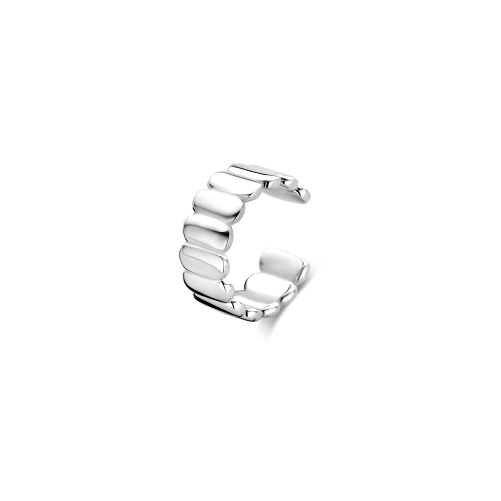 earcuff 11,5 mm zilver gerhodineerd