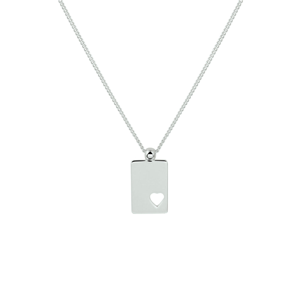 Gravurkette 40 + 5 cm Silber rhodiniert