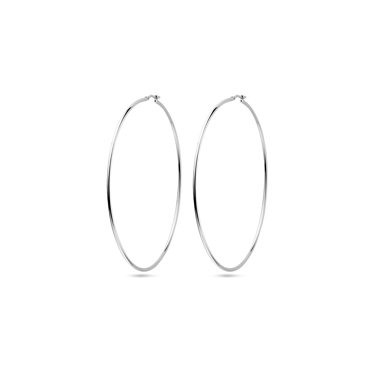 oorringen ronde buis 1,5 mm zilver gerhodineerd