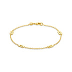 armband 19 cm 14K geelgoud