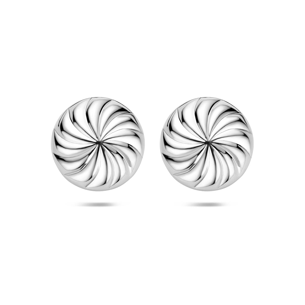 oorknoppen knoop 18 mm zilver gerhodineerd