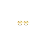 oorknoppen strik 3,5 mm 14K geelgoud