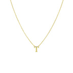 collier letter 40 - 42 - 44 cm 14K geelgoud
