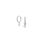 oorhangers zirkonia zilver gerhodineerd