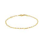 Armband Anker mit Abstandshalter 16 - 18 cm 14K Gelbgold