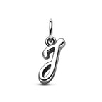 hanger letter zilver gerhodineerd