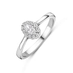 Ring Zirkonia Silber rhodiniert