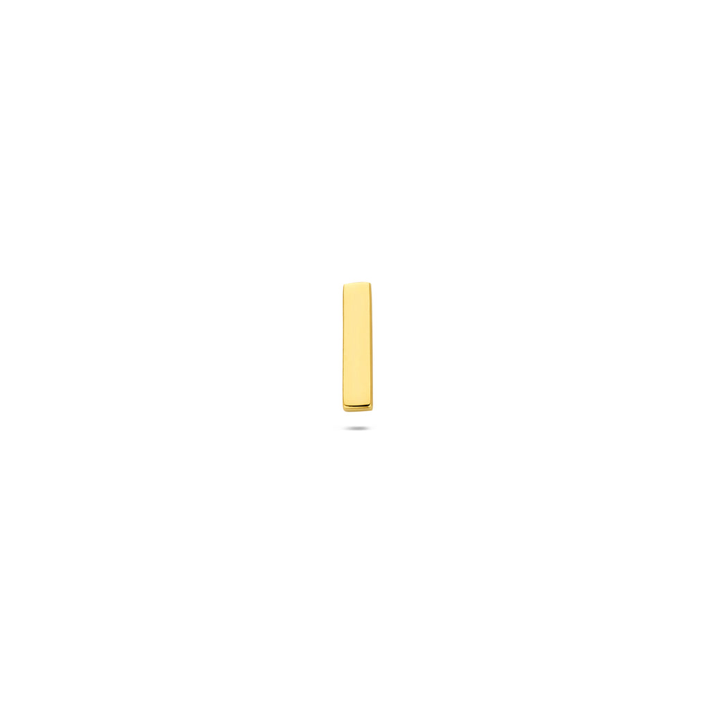 Ohrsteckerleiste pro Stück 14K Gelbgold