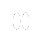 oorringen ronde buis 1,5 mm zilver gerhodineerd
