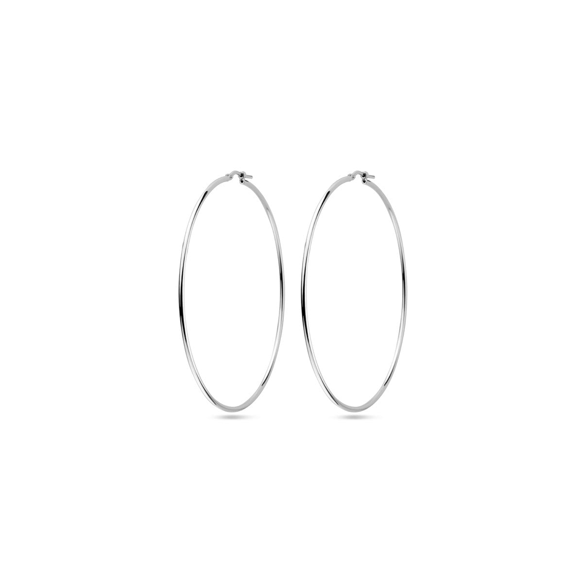 oorringen ronde buis 1,5 mm zilver gerhodineerd