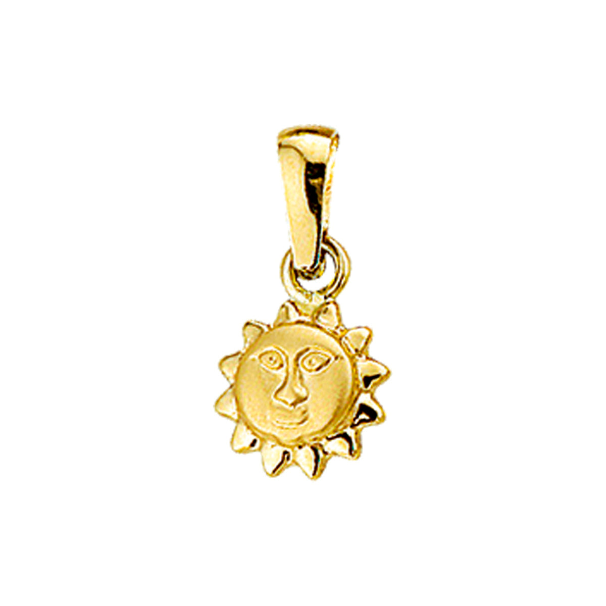 Anhänger Sonne 14K Gelbgold