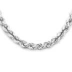 koord 6,5 mm zilver gerhodineerd