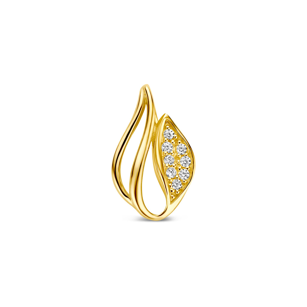 9k hanger zirkonia 12 mm 9K geel