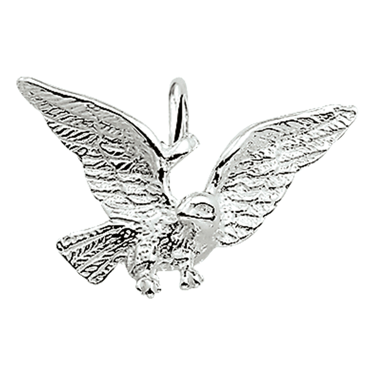 Anhänger Adler silber weiß