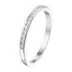 ring diamant 0.15ct h si 14K witgoud met palladium