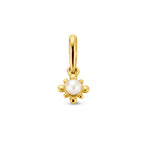 hanger bloem parel 11 mm 14K geelgoud