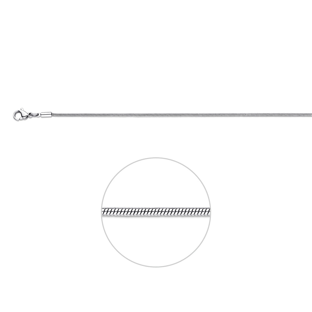 Schlauch um 1,5 mm Edelstahl