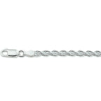 koord 3,5 mm zilver wit