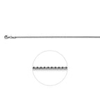 venetiaans 1.6 mm zilver geoxideerd