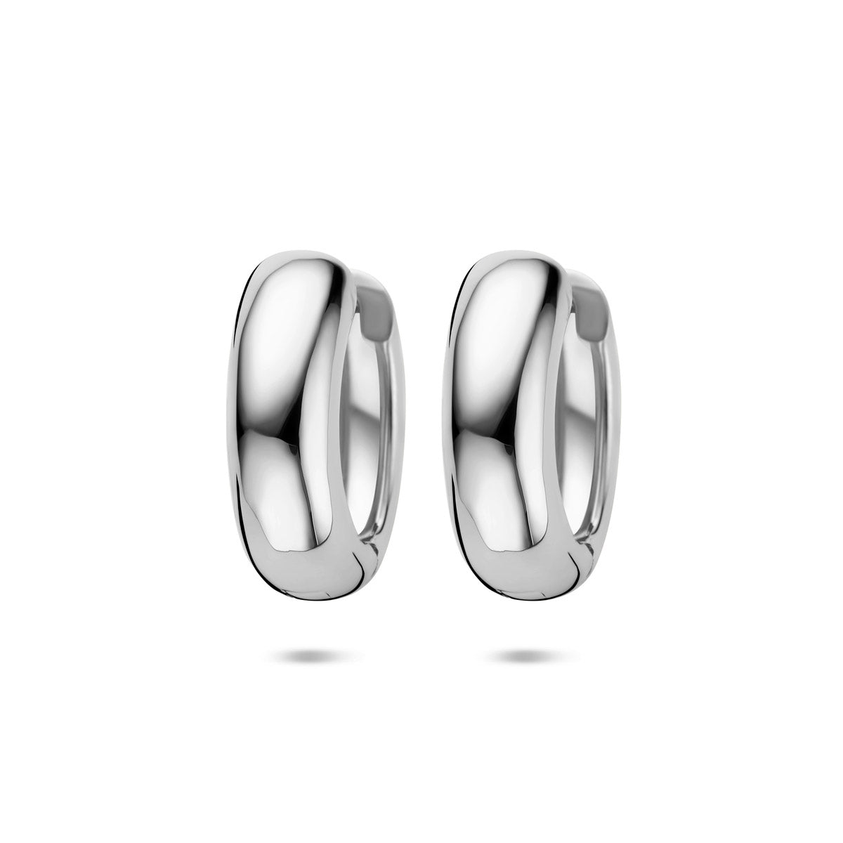 Klappcreolen 20 mm Silber rhodiniert