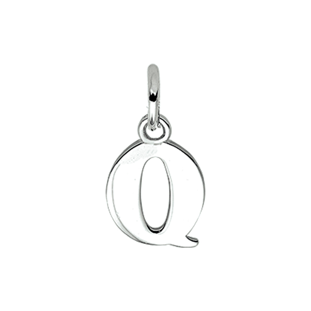 hanger letter zilver gerhodineerd