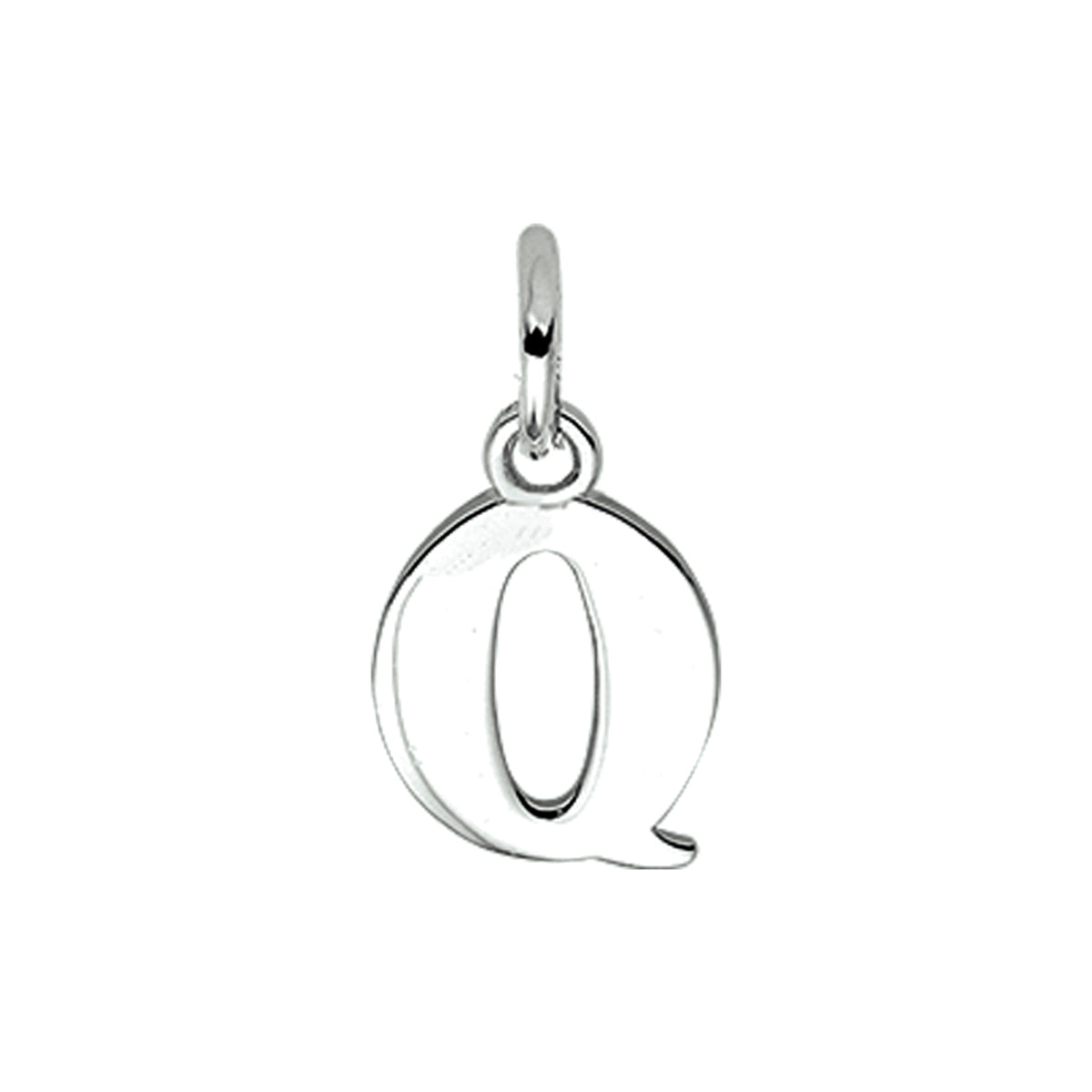 hanger letter zilver gerhodineerd