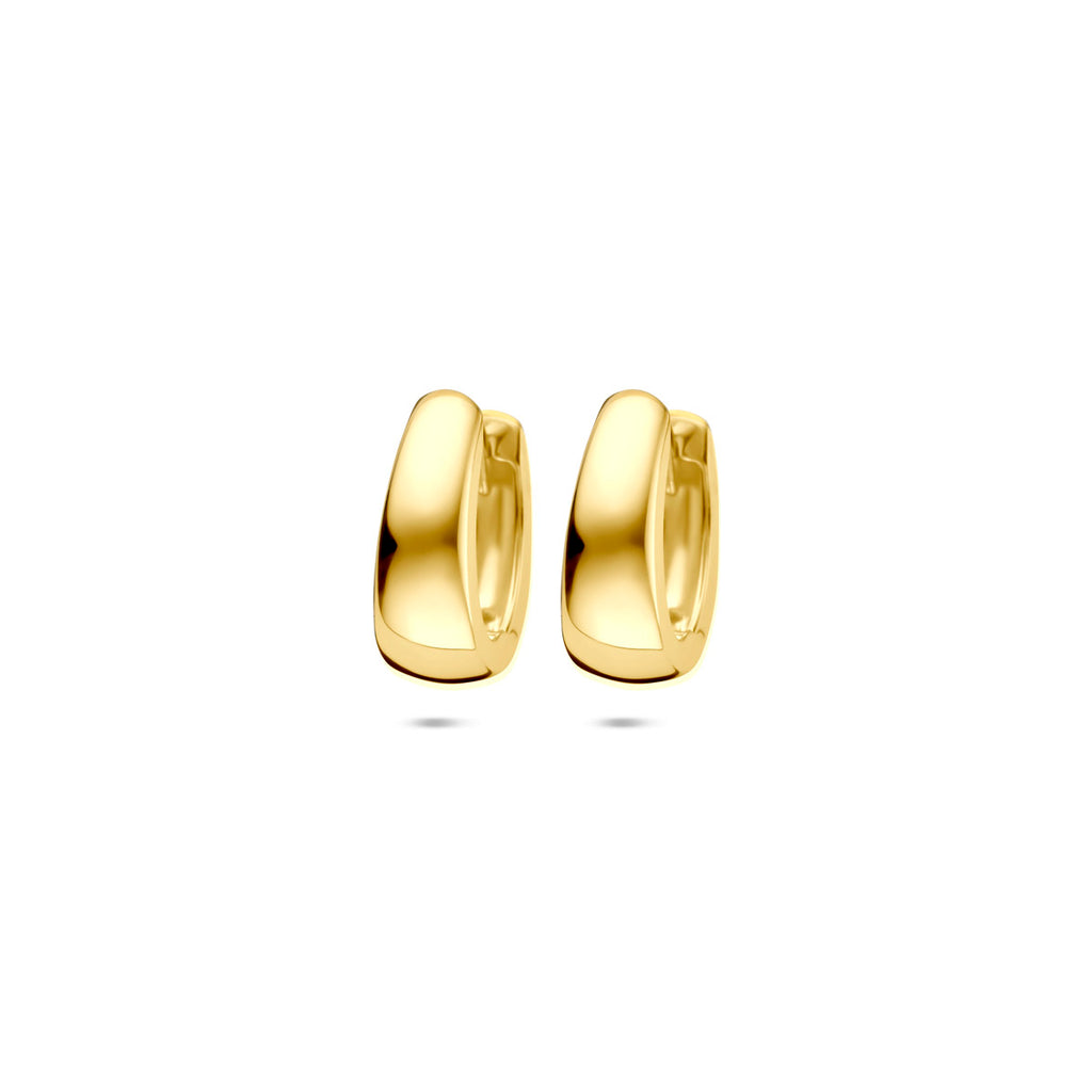 9k klapoorringen 12 mm 9K geel