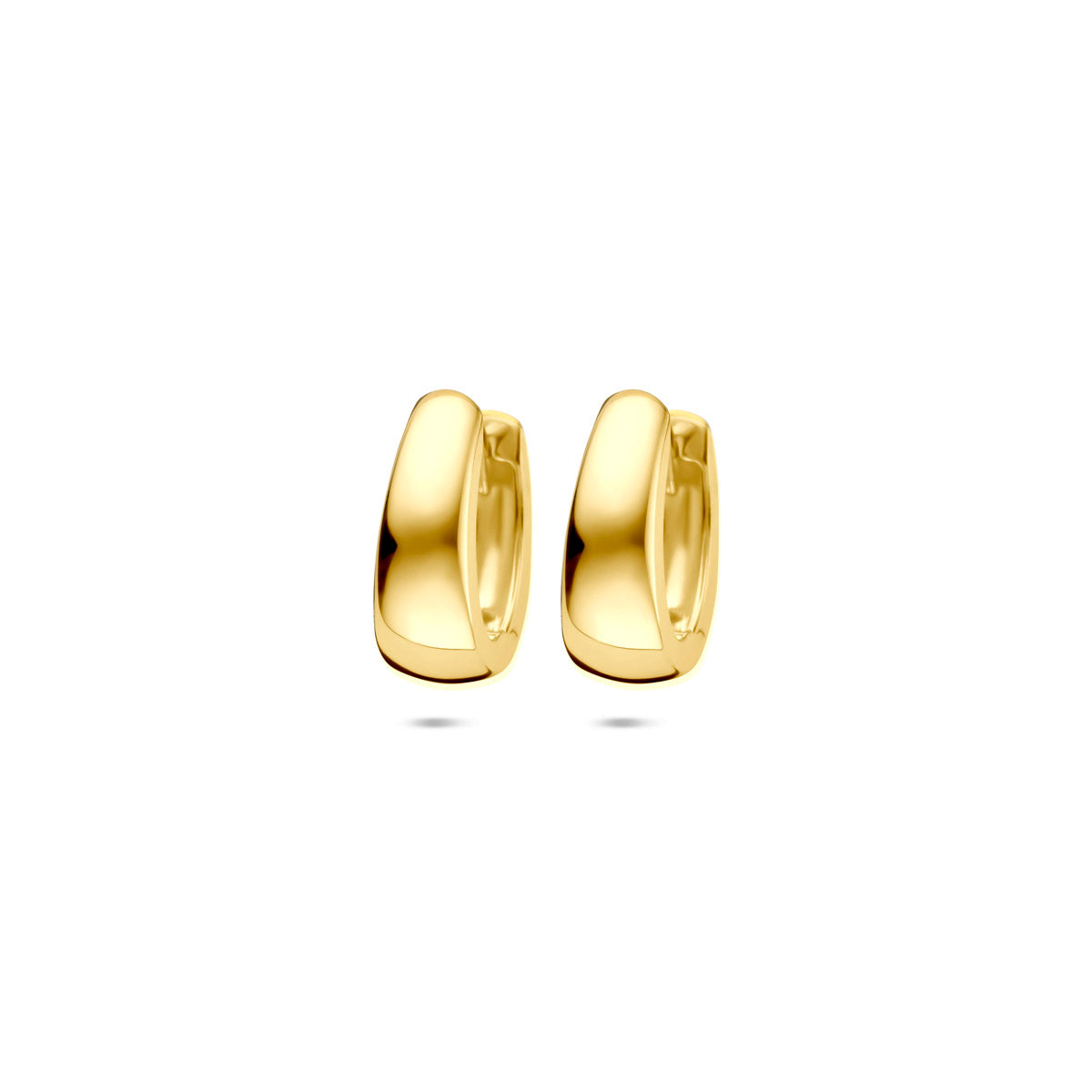 9k klapoorringen 12 mm 9K geel