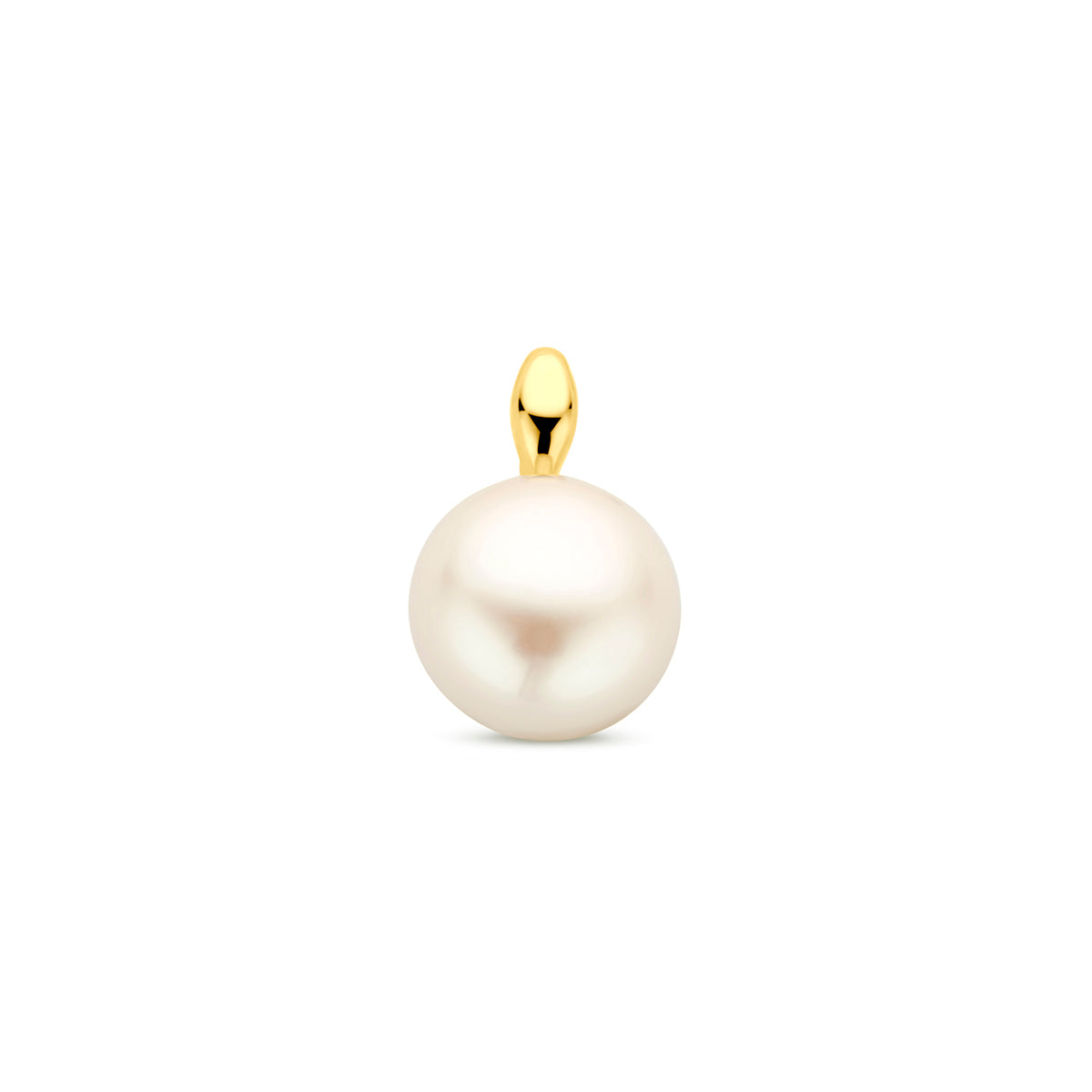 Anhänger Perle 12 mm 14K Gelbgold