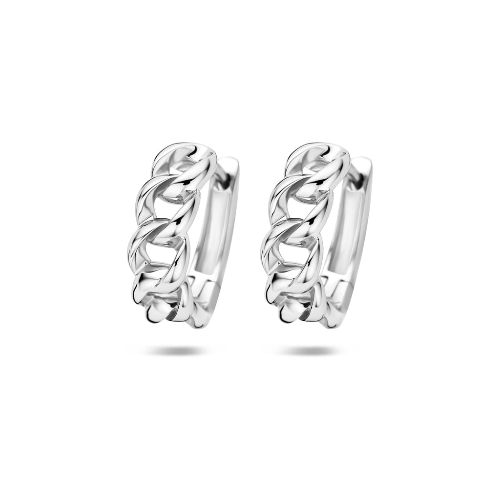 klapoorringen schakel 16 mm zilver gerhodineerd