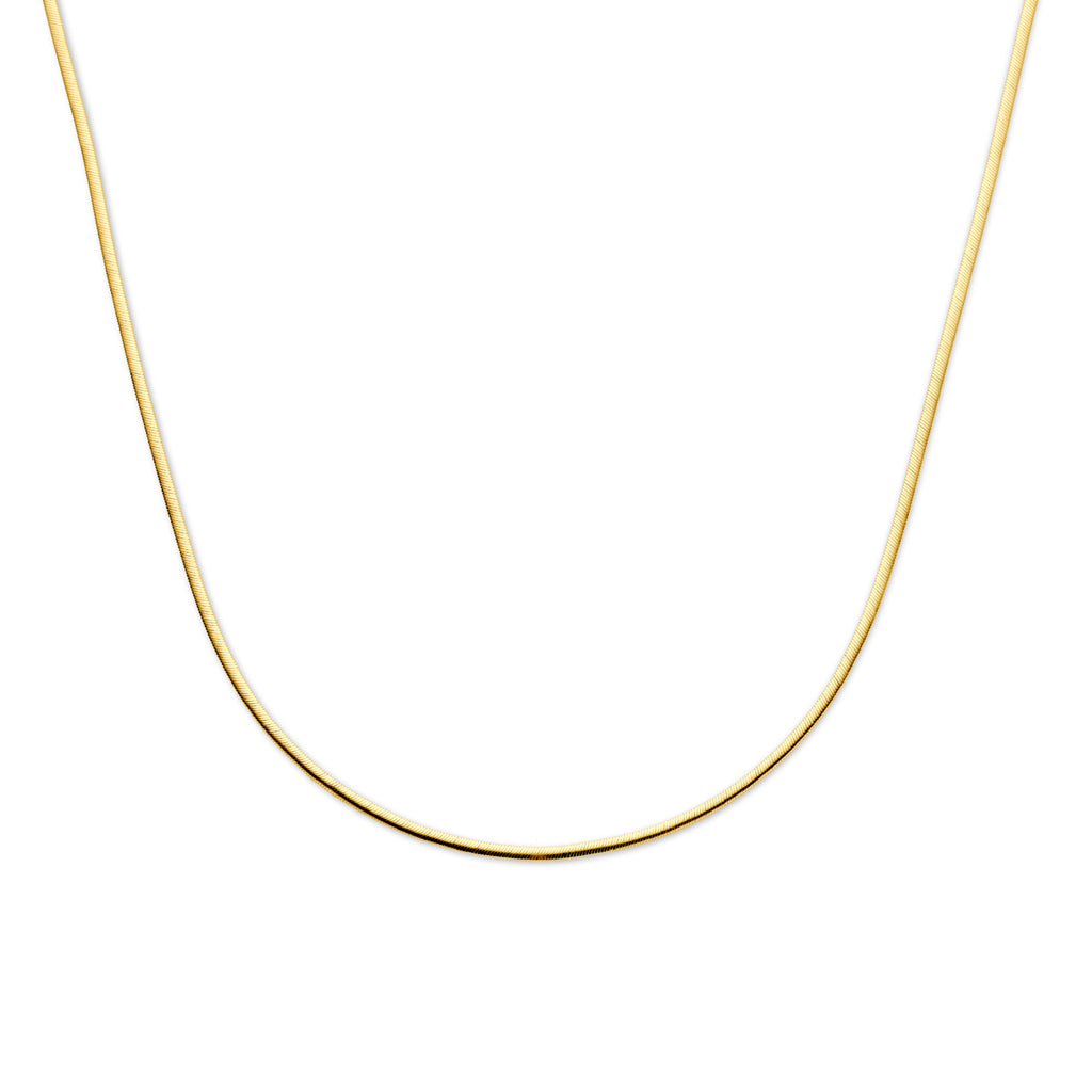 collier gourmette 2,2 mm 40 + 4 cm 3 micron zilver verguld (geel)